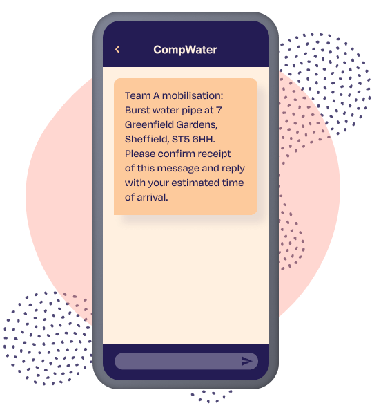 TextAnywhere Business SMS Business Alerts Example