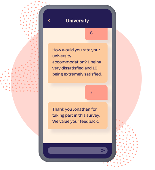 TextAnywhere Education SMS Student Surveys Example