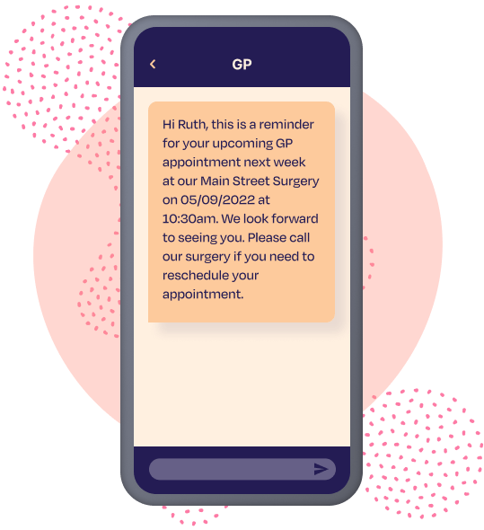 TextAnywhere Healthcare SMS Appointment Reminders Example