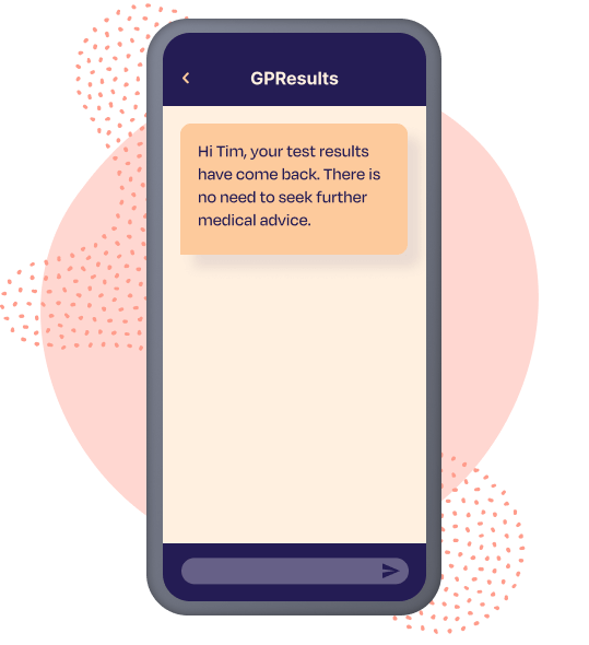 TextAnywhere Healthcare SMS Test Results Example