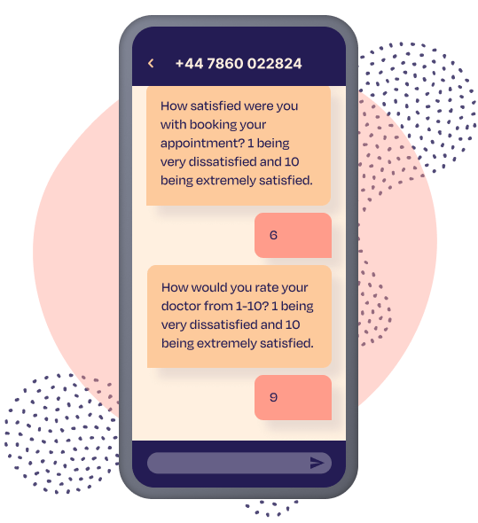 TextAnywhere Healthcare SMS Post Appointment Surveys Example